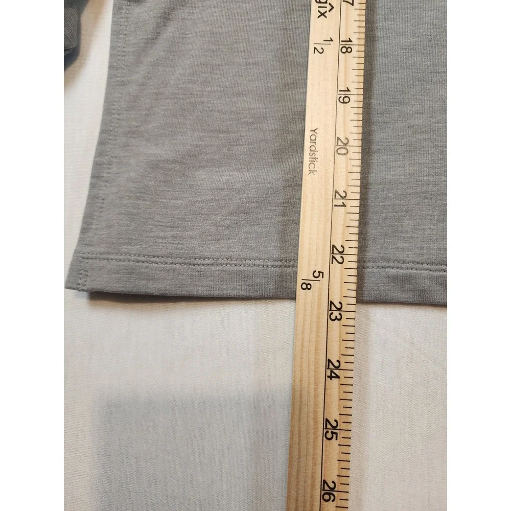 Nike Yoga Dri-FIT Hoodie‎ Womens Small Gray Pullover Sweatshirt CZ9148-063
